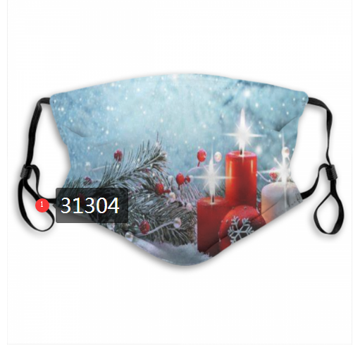2020 Merry Christmas Dust mask with filter 119->mlb dust mask->Sports Accessory